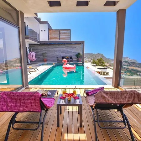 3 Bedroom Luxury With Private Pool - Sauna And Indoor Pool Villa Kalkan