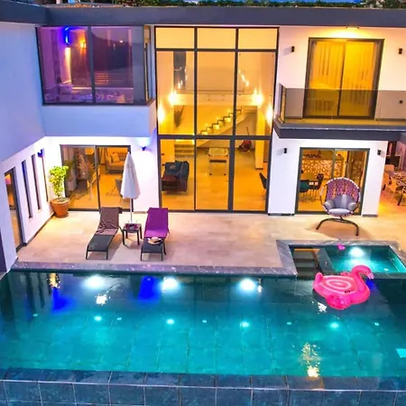 3 Bedroom Luxury With Private Pool - Sauna And Indoor Pool Kalkan