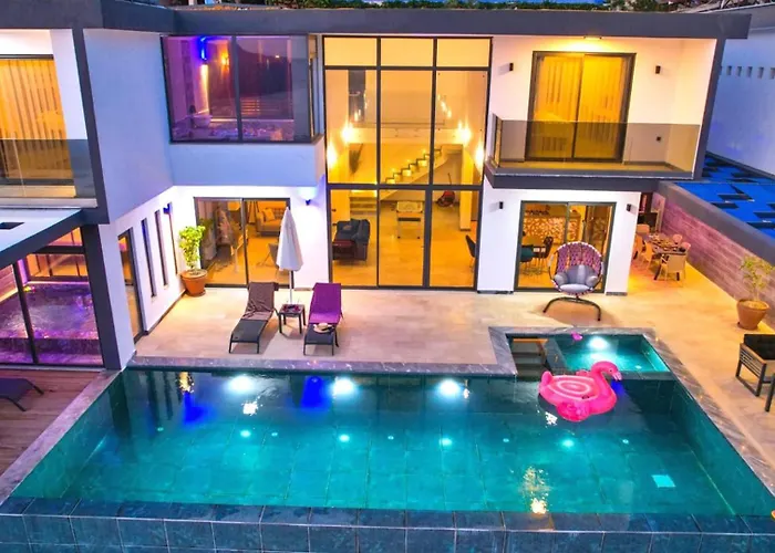 3 Bedroom Luxury With Private Pool - Sauna And Indoor Pool Kalkan